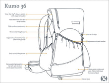 Load image into Gallery viewer, Kumo 36 Superlight Backpack
